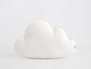 Coussin Nuage Blanc - Sans Visage 1