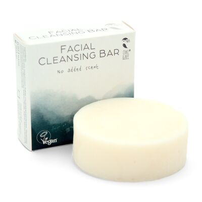 Owl & Bee® - Facial Cleansing Bar (fester Gesichtsreiniger) - Ohne zusätzlichen Duft - Packung mit 12 Stück