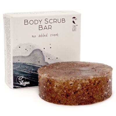 Owl & Bee® - Solid body scrub bar - No added scent - Pack of 12
