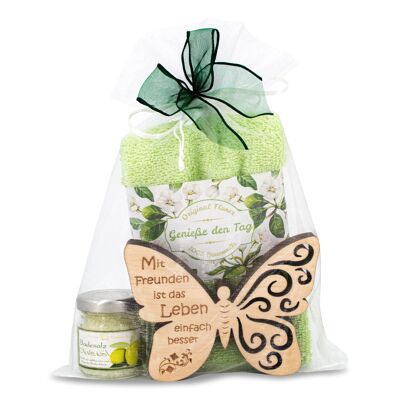 Butterfly gift set Enjoy the day green