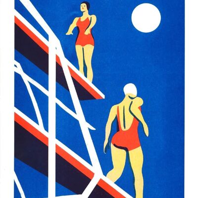 Póster Virginie Morgand - La piscina 10