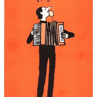 Poster Jean Jullien - Let's Blow