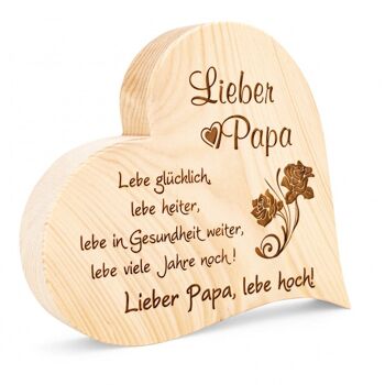 Zirbenherz Cher Papa - 25cm 3