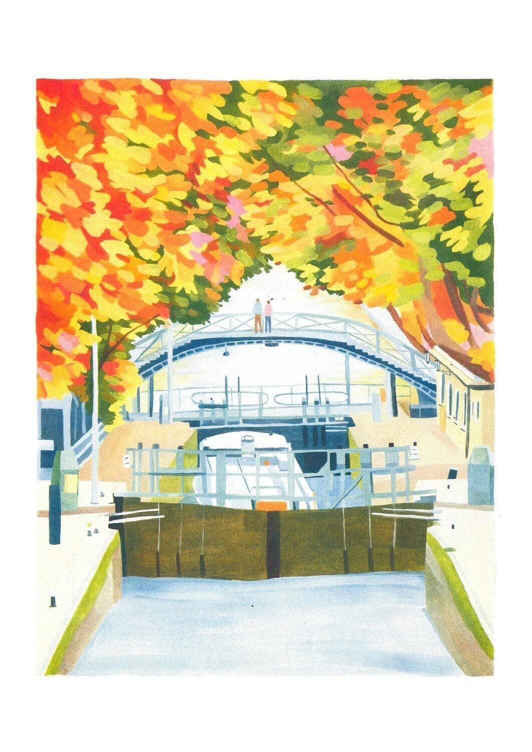 Poster Grace Helmer - Paris, Canal Saint-Martin