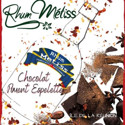 Arranged Rum Mixed Chocolate - Espelette Pepper 23.7°