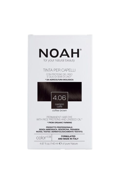 NOAH – 4.06 Permanent Hair Dye - BROWN COFFEE 140ML