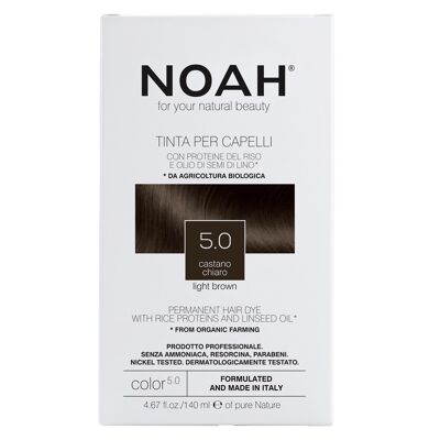 NOAH – 5.0 Permanent Hair Dye- LIGHT BROWN 140ML