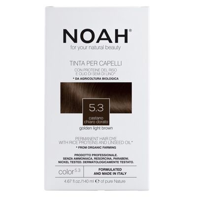 NOAH – 5.3 Tintura Permanente per Capelli -GOLDEN BROWN 140ML