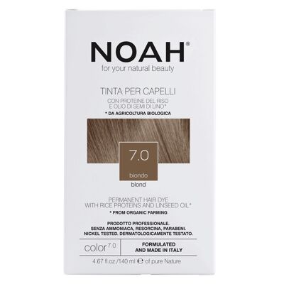 NOAH – 7.0 Tinte Capilar Permanente- RUBIO 140ML