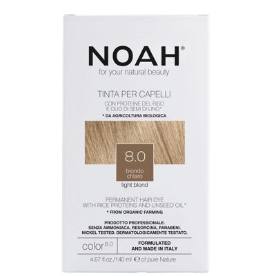 NOAH – 8.0 Permanent Hair Dye - LIGHT BLOND 140ML