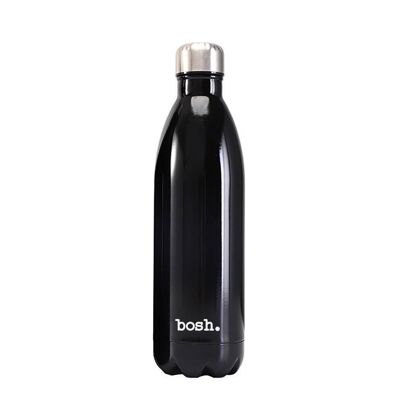 Botella Big Bosh negra brillante