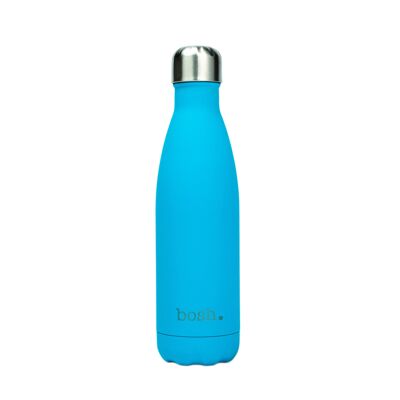 Matte Aqua Blue Bosh Flasche