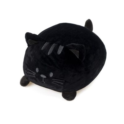 Coussin-Coussin-Coussin-Kissen, Kitty, noir