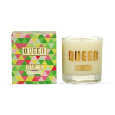 Flaming 11oz Candle Queen