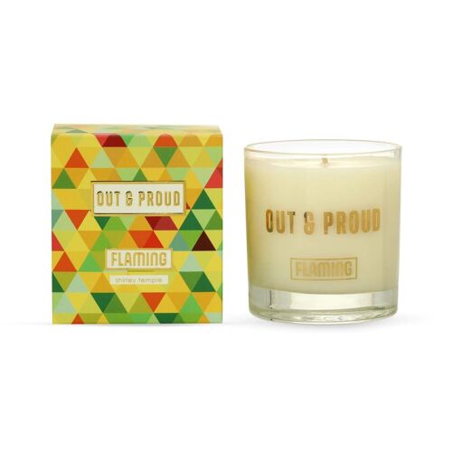 Flaming 11oz Candle Out & Proud