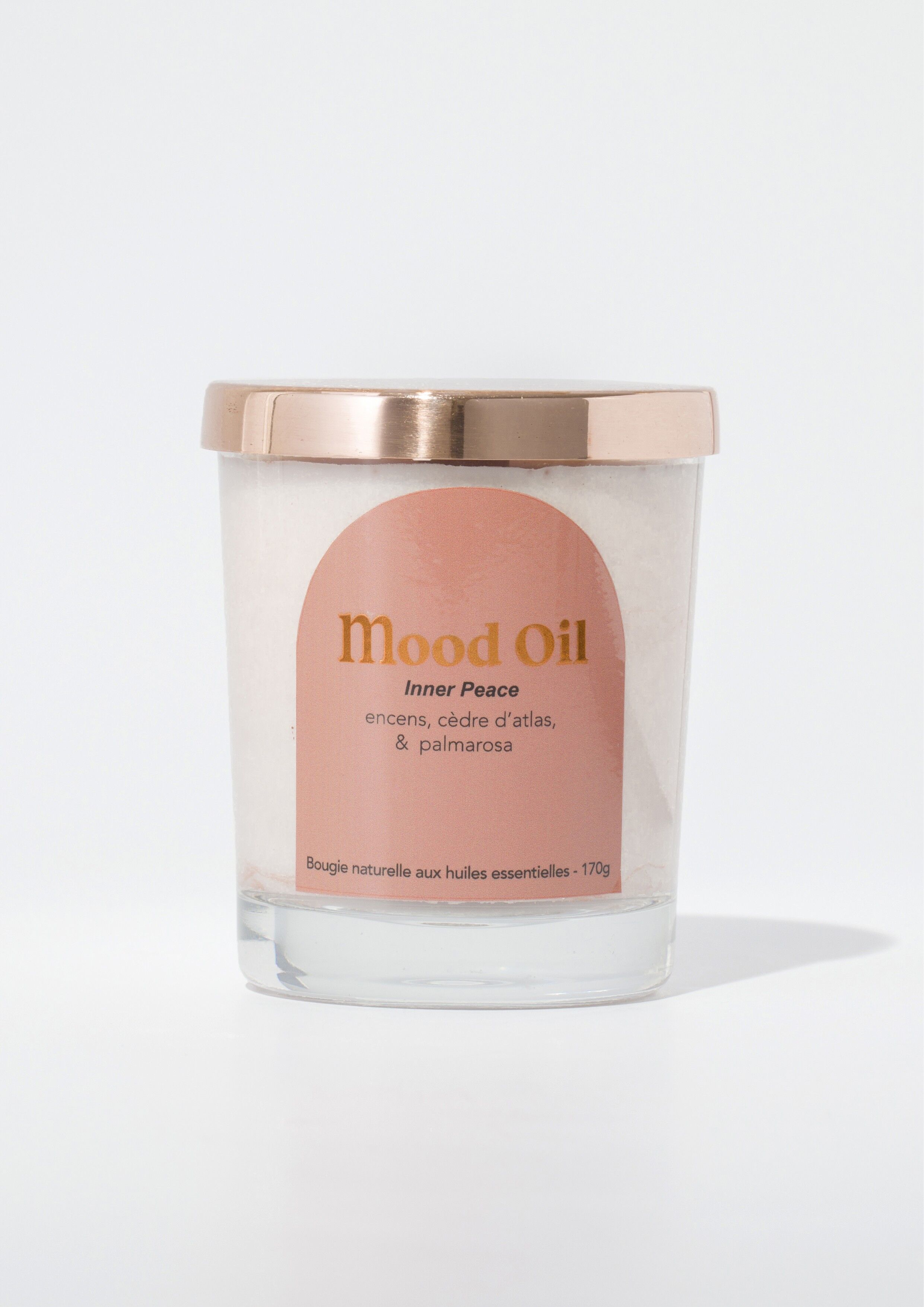 CANDELA DELLA PACE INTERIORE - MEDITAZIONE DELL'UMORE - 170 g - Durata di combustione 35 ore