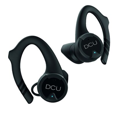 Oreillettes Bluetooth sport contour d'oreille ipx-6 DCU Tecnologic noir