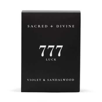 Sacred+Divine 777 Bougie violette et bois de santal 14 oz 2