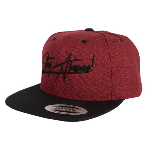Stay Awesome Snapback Cap