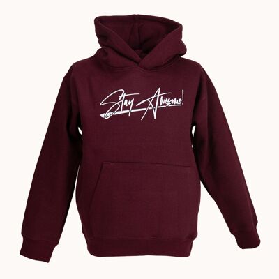 Sweat à capuche Stay Awesome pour enfants