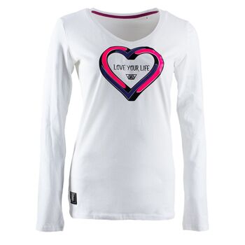 Impossible Heart Girlie T-shirt à manches longues 1