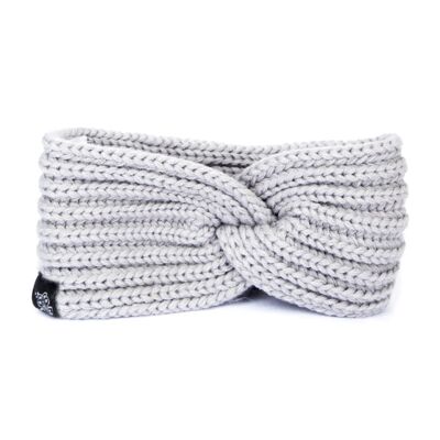 Knitted Head Band Heather Grey
