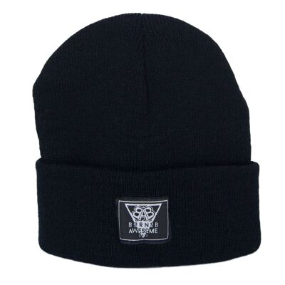 KIDS Daily Beanie "Awesome Man" Nero