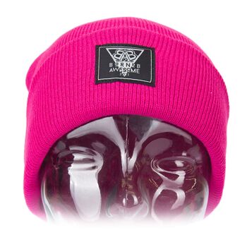 KIDS Daily Beanie "Awesome Man" Rose 2