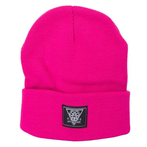 Daily Beanie "Awesome Man" Pink