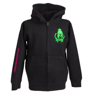 Kids Sickastyle Neon Zipper