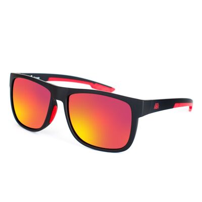 B2BA Sunglasses Mirror Black-Red