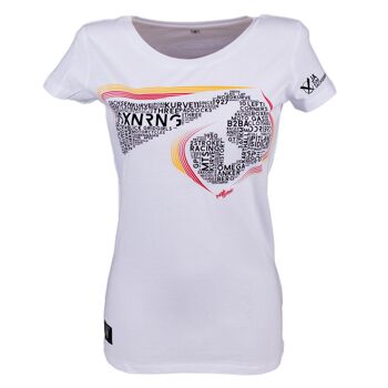 SXNRNG T-Shirt Fillette Blanc 1