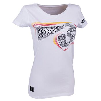 SXNRNG T-Shirt Fillette Blanc 5