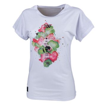 T-shirt fille aquarelle 4