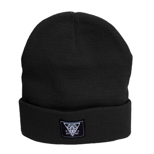 Daily Beanie "Awesome Man" Black