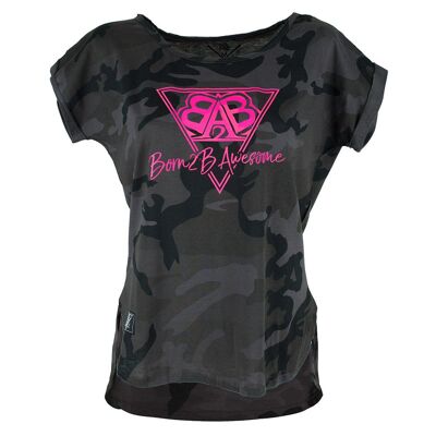 Camouflage girlie t-shirt