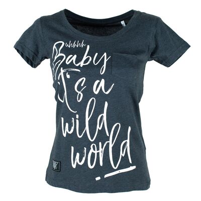 Camiseta femenina Mundo Salvaje