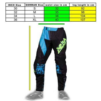 Pantalon de course B2BA DH17 6