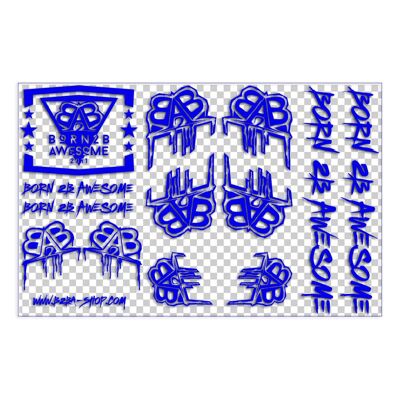 Sticker Plottpack 30cm x 47cm - blue