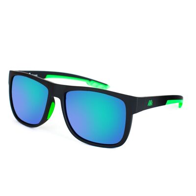 B2BA Sunglasses Mirror Black-Green
