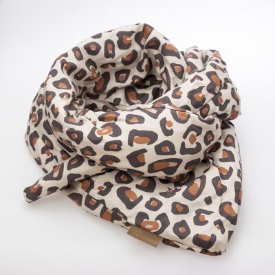 Foulard duvet de canard Marron