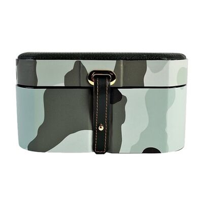 Rigid Case MT Travel -Double- Camouflage Green/Green Leather