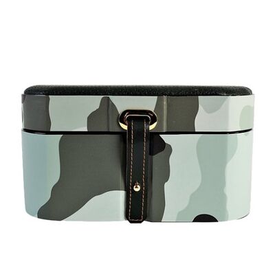 Rigid Case MT Travel -Double- Camouflage Green/Green Leather