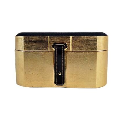 Rigid Case MT Travel -Double- Gold Leaf/Blu Leather