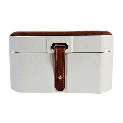 Rigid Case MT Travel -Double- White Carbon/Brown Leather