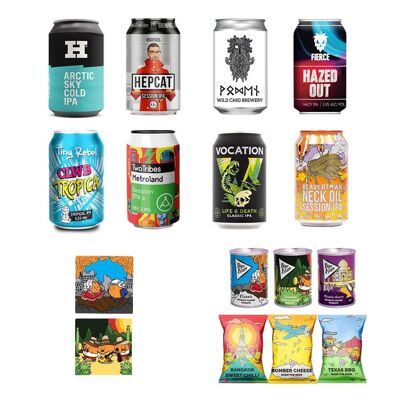 IPA Mixed Brewery Craft Beer Box - Large (16 Cans)
