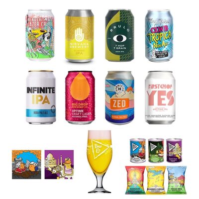 The Ultimate Alcohol-Free Father's Day Craft Beer Box - Medium (8 Cans)