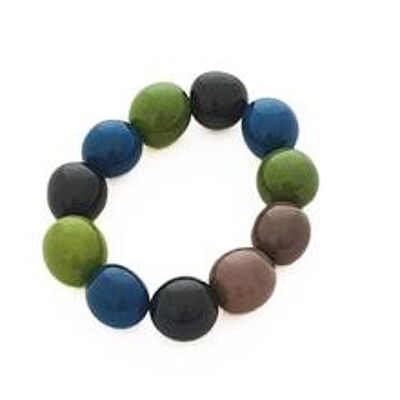 Bolota Bracelet - Multi Green and Blue