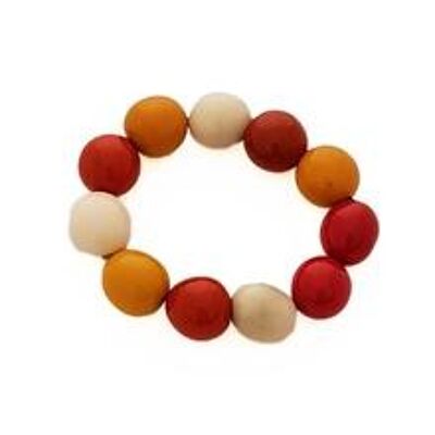Bolota Bracelet - Red and Orange
