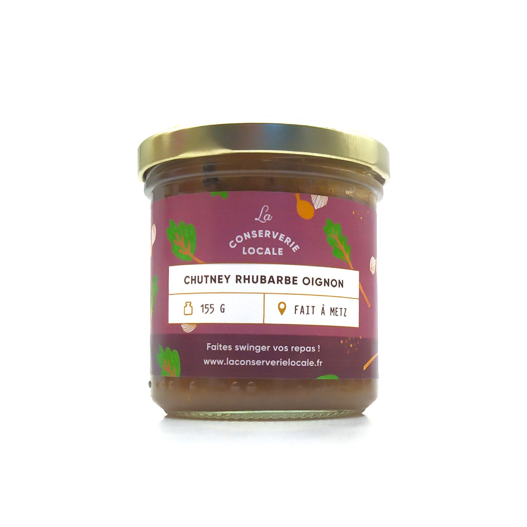 Chutney Di Cipolle Al Rabarbaro 155g